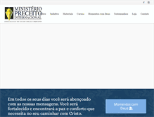 Tablet Screenshot of preceito.com.br